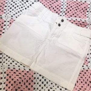 White cargo skirt🤍